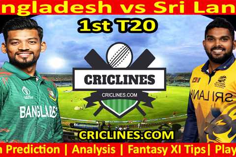 Today Match Prediction-BAN vs SL-Dream11-1st T20-2024-Who Will Win