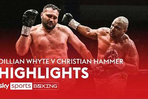 HIGHLIGHTS! Dillian Whyte stops Christian Hammer in comeback win 💪