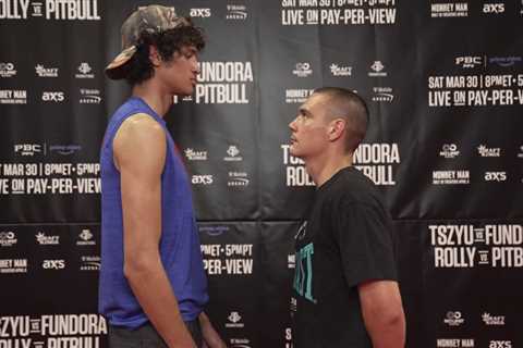 Boxing Fans Stunned by Height Difference in Tszyu and Fundora Face-Off