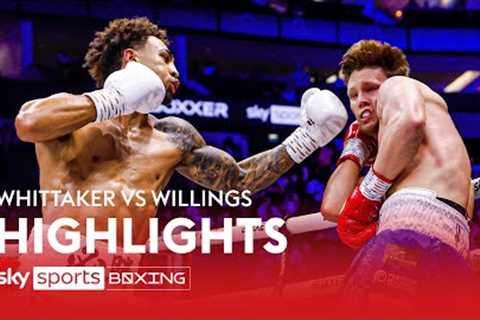 HIGHLIGHTS! Ben Whittaker edges battle against Leon Willings 🪡   Light-Heavyweight