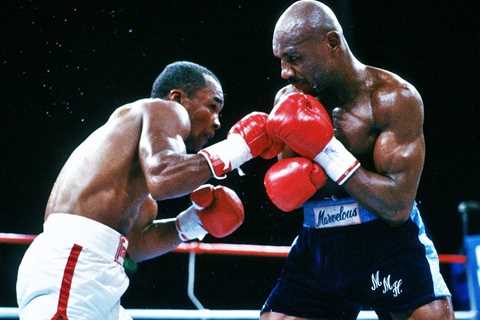 Leonard vs Hagler. Sugar Ray Upsets Marvelous Marvin