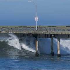 Closed Ocean Beach Pier suffers more damage from high surf