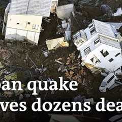 Rescuers ''battle against time'' after series of earthquakes hit Japan | DW News