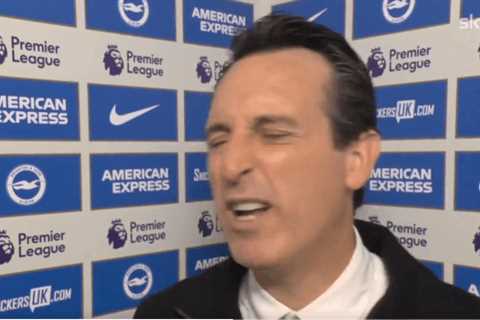 ‘Pure class’ – Aston Villa fans love Unai Emery’s demand to reporter in interview after defeat to..