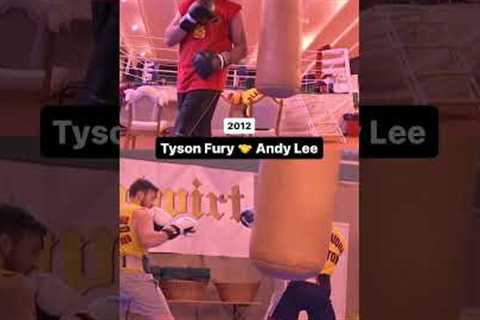 The bond between Tyson Fury & Andy Lee 💪