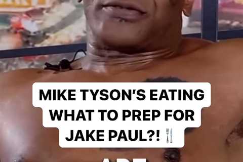 Mike Tyson Shockingly Reveals Disgusting Diet Ahead of Jake Paul Fight