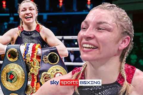 Lauren Price's post-fight interview after historic night in Cardiff! 👑