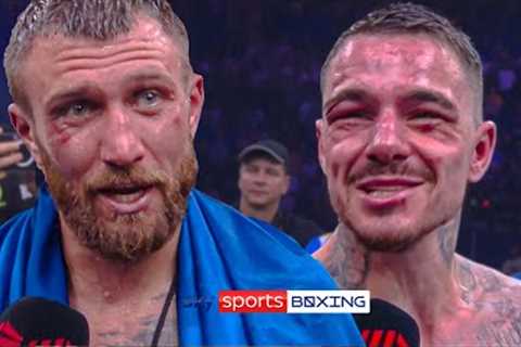 Lomachenko dedicates Kambosos win to father in emotional interview! 🙏