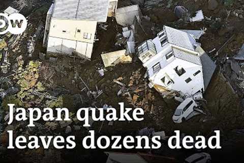 Rescuers ''battle against time'' after series of earthquakes hit Japan | DW News