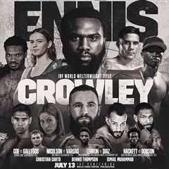 Hackett-Dobson, Nicolson-Vargas WBC Title Fight Added To July 13 Ennis-Crowley Show