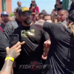Massive Brawl Erupts Between Nate Diaz and Jorge Masvidal’s Teams Ahead of Boxing Fight