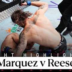 VICIOUS UPPERCUT 💥  Julian Marquez vs Zachary Reese  UFC Fight Night Highlights