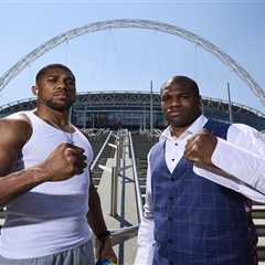Anthony Joshua and Daniel Dubois Almost Come to Blows Months Before Fight