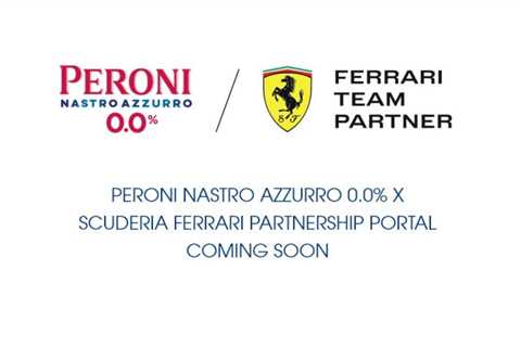 Ferrari: after Estrella Galicia all signs point to Peroni Nastro Azzurro 0.0