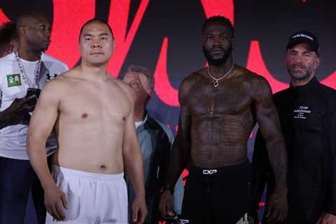 Deontay Wilder vs. Zhilei Zhang Sees Devastating KO