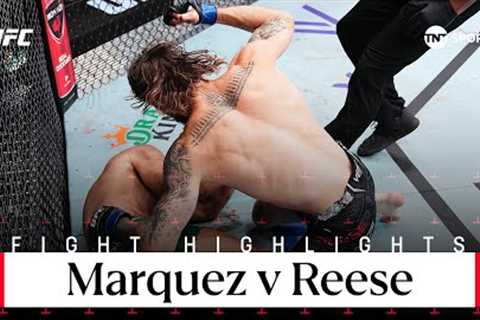 VICIOUS UPPERCUT 💥  Julian Marquez vs Zachary Reese  UFC Fight Night Highlights