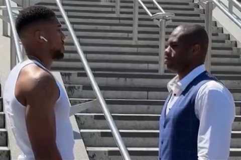 Anthony Joshua and Daniel Dubois Face-Off at Wembley Ahead of British Showdown