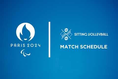 Paris 2024 sitting volleyball match schedule announced