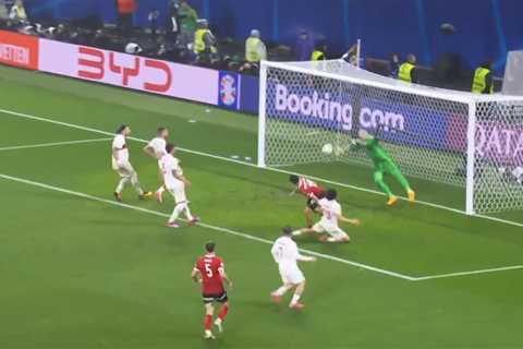 Turkey’s Mert Gunok produces one of the best saves ever at Euros