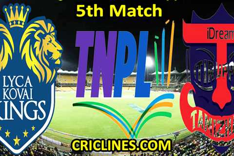 Today Match Prediction-LKK vs IDT-TNPL T20 2024-5th Match-Who Will Win