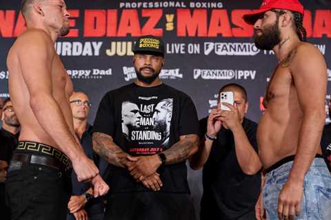 Nate Diaz vs. Jorge Masvidal live updates, results