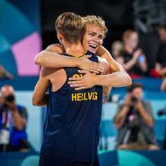 It’s Sweden’s world now: Ahman-Hellvig dominate for Paris Olympic beach volleyball gold