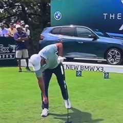 Watch bizarre moment Rory McIlroy’s driver SNAPS IN HALF in freak accident a day after throwing it..