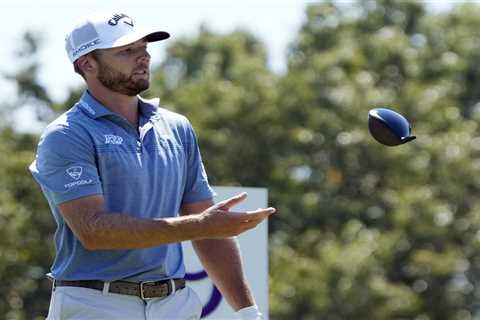 Watch fuming PGA Tour golfer Sam Burns SNAP his club after smashing driver to ground in anger