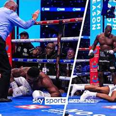 Daniel Dubois' BRUTAL knockout of Anthony Joshua from ALL ANGLES 📹