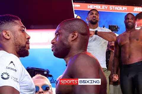 IN FULL! Anthony Joshua and Daniel Dubois weigh in and face off 👀