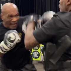 Mike Tyson Fans Fear the Worst as Training Footage for Jake Paul Fight is Released