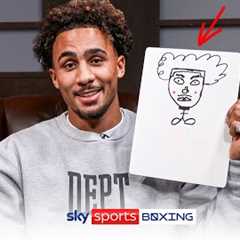 Ben Whittaker Draws Himself 😆 🎨