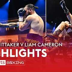 HIGHLIGHTS!  Chaos as Ben Whittaker & Liam Cameron fall out of ring & it results in draw