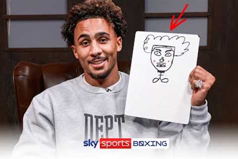 Ben Whittaker Draws Himself 😆 🎨