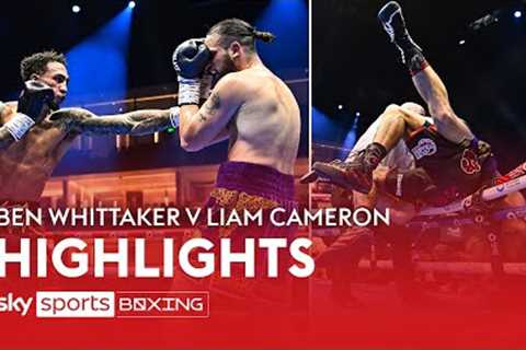 HIGHLIGHTS!  Chaos as Ben Whittaker & Liam Cameron fall out of ring & it results in draw