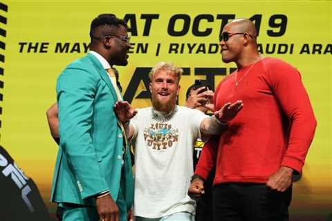 Jake Paul Feels Dwarfed Facing Off Against MMA Giants Ngannou and Ferreira