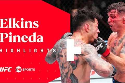 HEAVY SHOTS 😯  Darren Elkins vs Daniel Pineda  UFC Fight Night Highlights