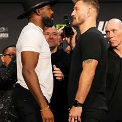 Jon Jones and Stipe Miocic Face Off Ahead of UFC 309 Clash