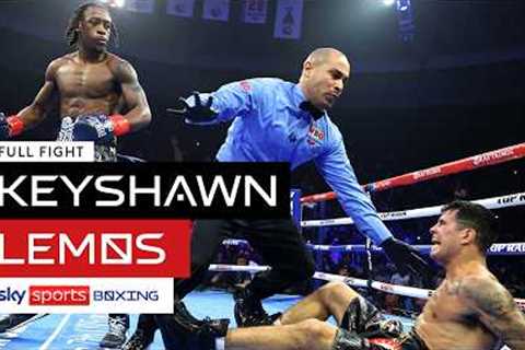 Keyshawn Davis DEMOLISHES Gustavo Lemos within two rounds 😳  FULL FIGHT