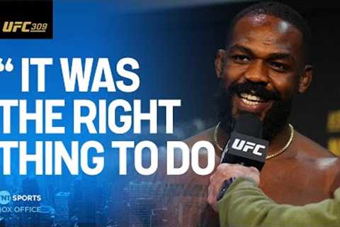 Jon Jones reflects on Stipe Miocic at UFC 309, Tom Aspinall in the future, and his legacy in the UFC