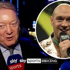 He's made his decision 🤷 Frank Warren reacts to Tyson Fury's retirement