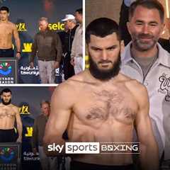 Artur Beterbiev & Dmitry Bivol FULL weigh-in ahead of their rematch ⚖️