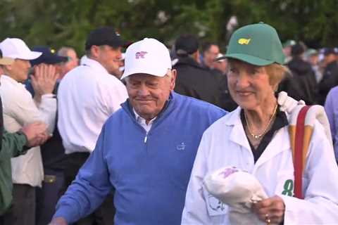 ‘Age is so cruel’ – Jack Nicklaus sparks health fears at Masters as 85-year-old is helped to..