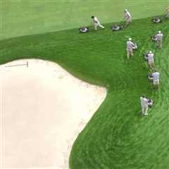 US Open release incredible video of army of lawnmowers to tackle rough as stars brand conditions..