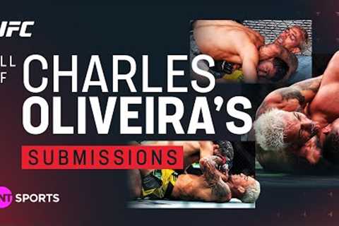 UFC 317: EVERY Charles Oliveira UFC Submission 😮‍💨