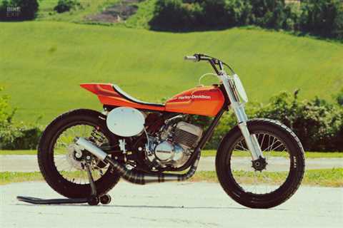 The Italian Job: A 1974 Harley-Davidson SX250 Flat Tracker by Fuchs