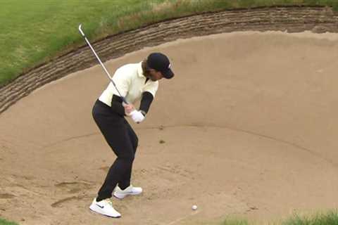 Tommy Fleetwood in furious X-rated reaction to ‘awful’ bad luck after caddie blunder following..