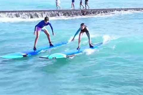 Learn to Surf in Waikiki | Hawaii Surfing Academy LLC | Free Drone Video & Best Surf Lessons..
