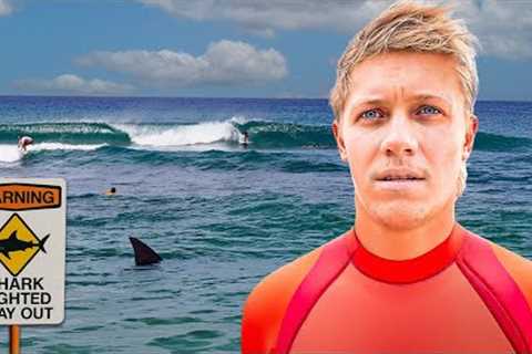 I Surfed Hawaii''s Most Shark Infested Wave
