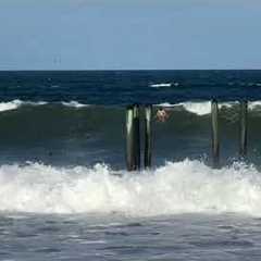 Breaking News - Hurricane Erin has arrived! Surfing Florida Style 08.18.25